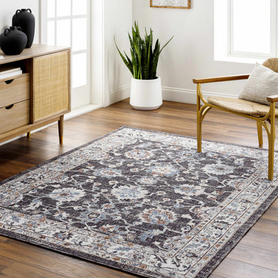 Ardin Black Area Rug