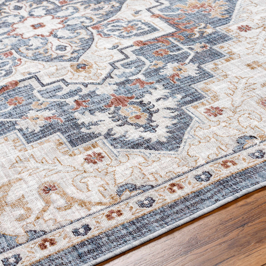 Lewa Blue Area Rug - Clearance
