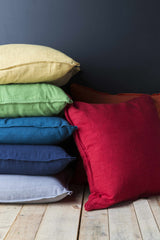 Navy Square Throw Pillow - Clearance