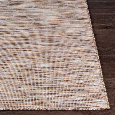 Unique Outdoor Trellis Area Rug, Peach - Clearance