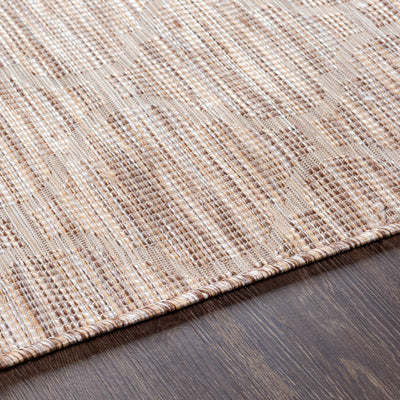 Unique Outdoor Trellis Area Rug, Peach - Clearance