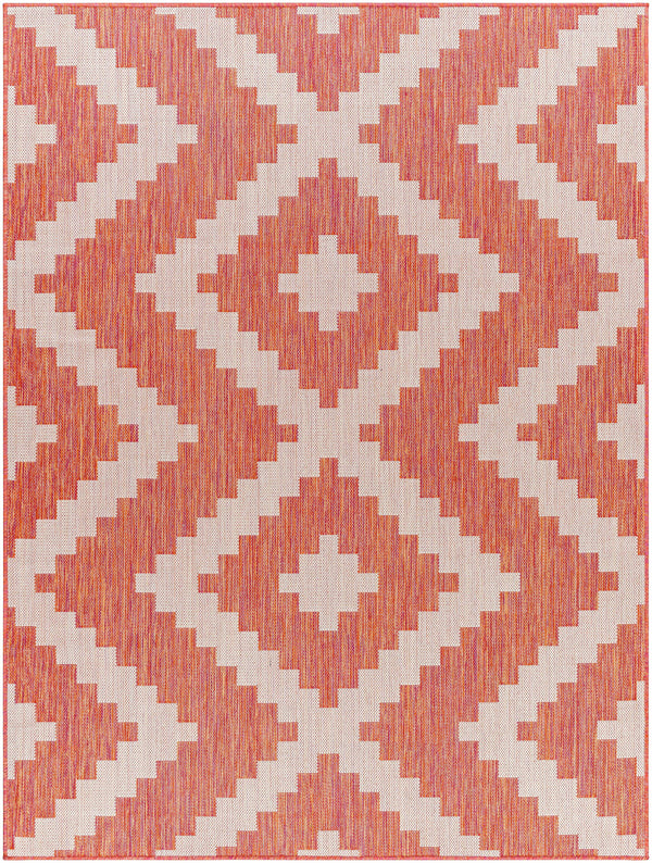 Anke Orange Area Rug - Clearance