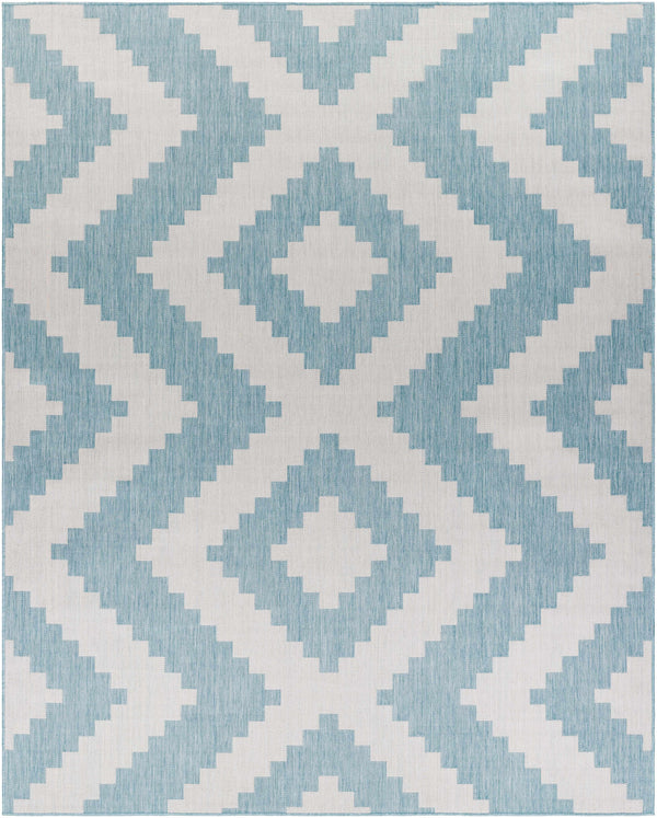 Anke Aqua Area Rug - Clearance