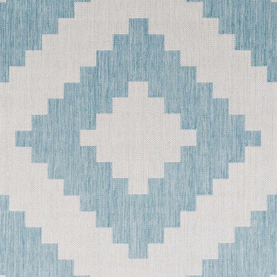 Anke Aqua Area Rug - Clearance