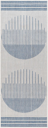 Aviya Blue & Gray Area Rug - Clearance