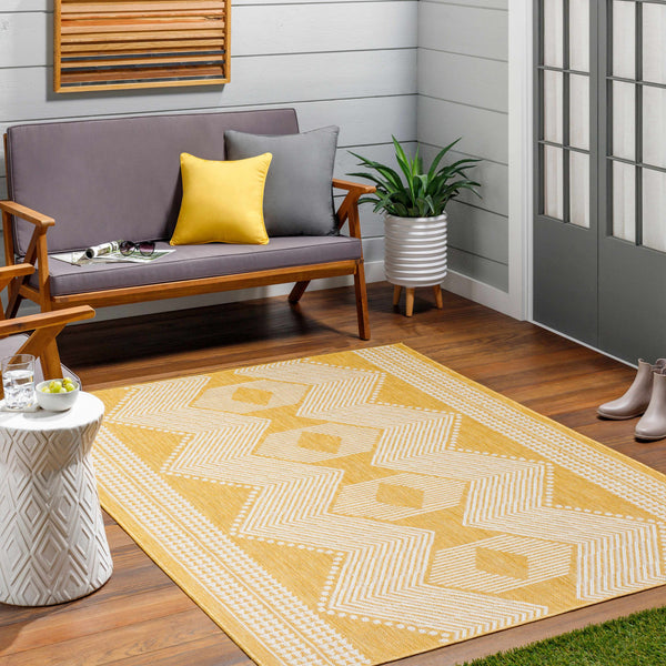 Evana Mustard Area Rug - Clearance