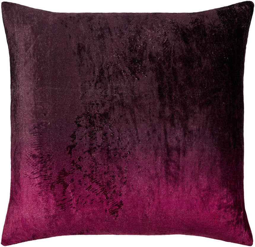 Sachi Dark Plum Throw Pillow - Clearance