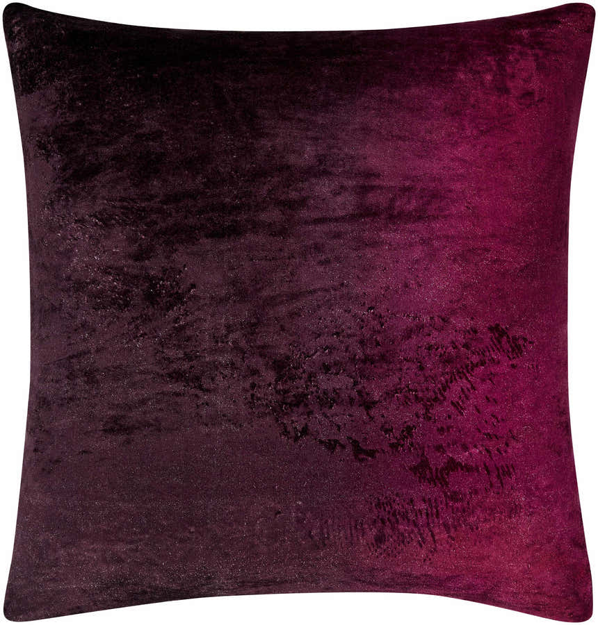 Sachi Dark Plum Throw Pillow - Clearance