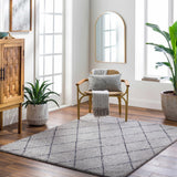 Deza Gray Washable Area Rug - Clearance