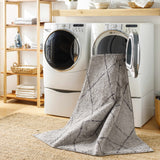Deza Gray Washable Area Rug - Clearance
