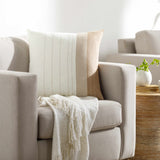 Lonny Ivory Throw Pillow