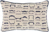Mustaches Throw Pillow - Clearance