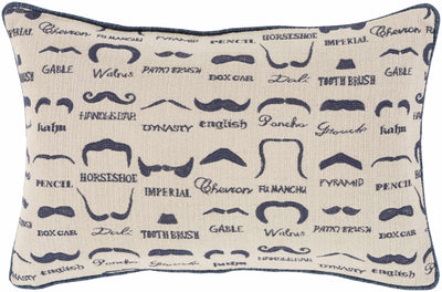 Mustaches Throw Pillow - Clearance