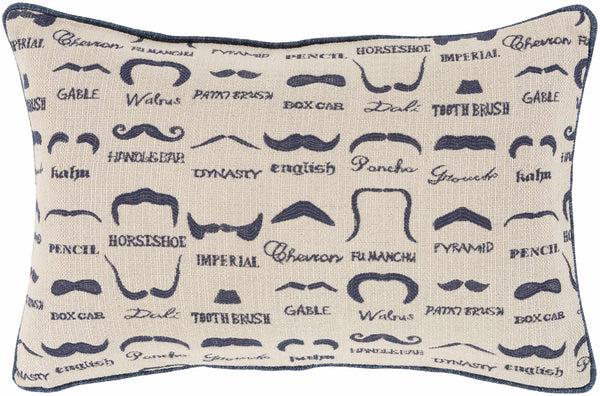 Mustaches Throw Pillow - Clearance