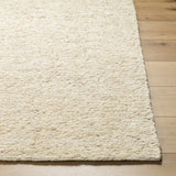 Sera Cream Hand Knotted Wool Area Rug - Clearance