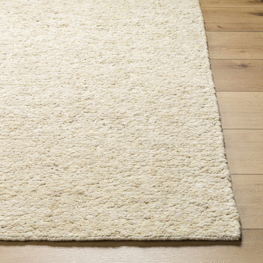 Sera Cream Hand Knotted Wool Area Rug - Clearance