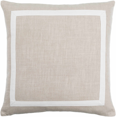 Shyam Light Silver Throw Pillow