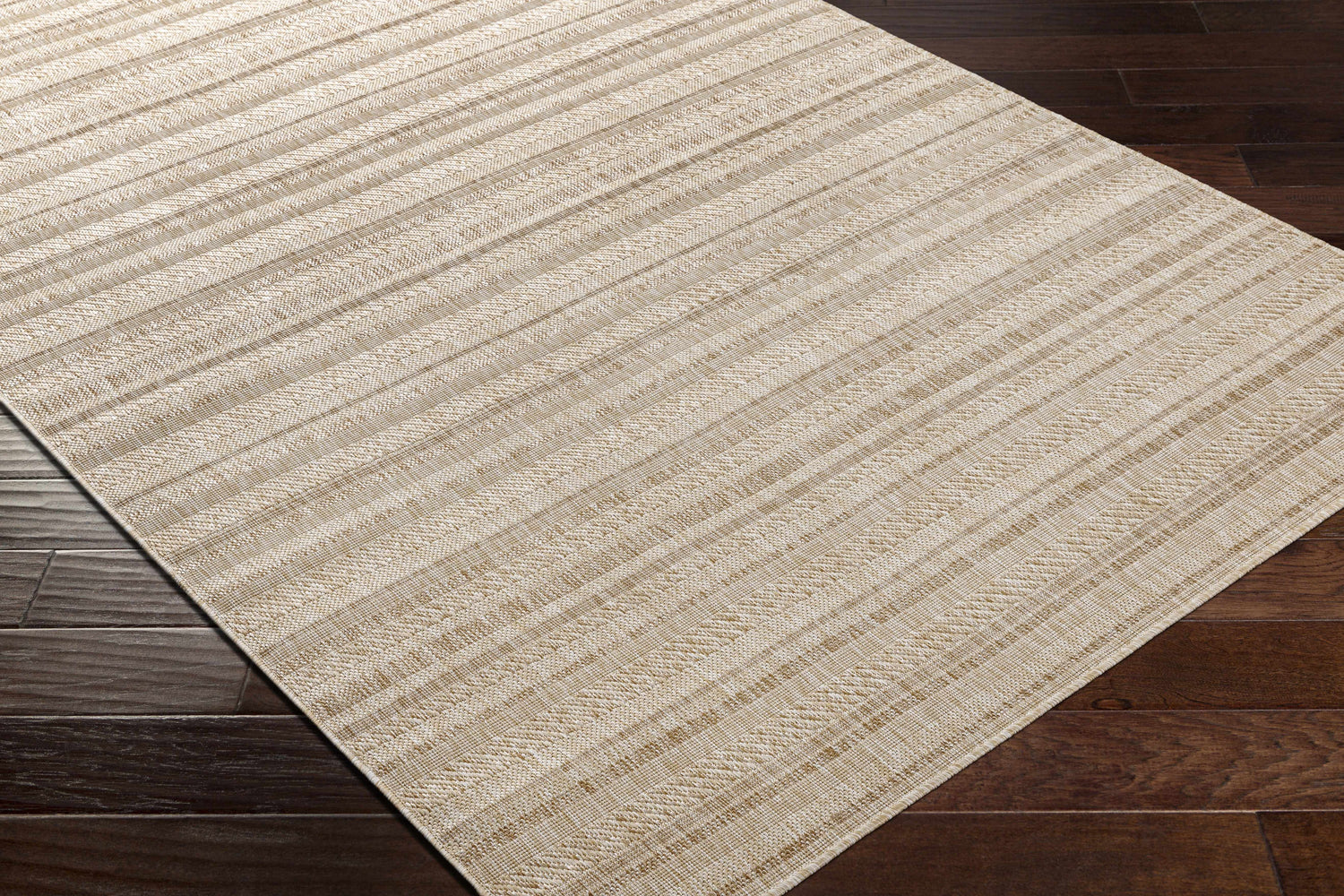Sultanhisar Striped Nordic Rug