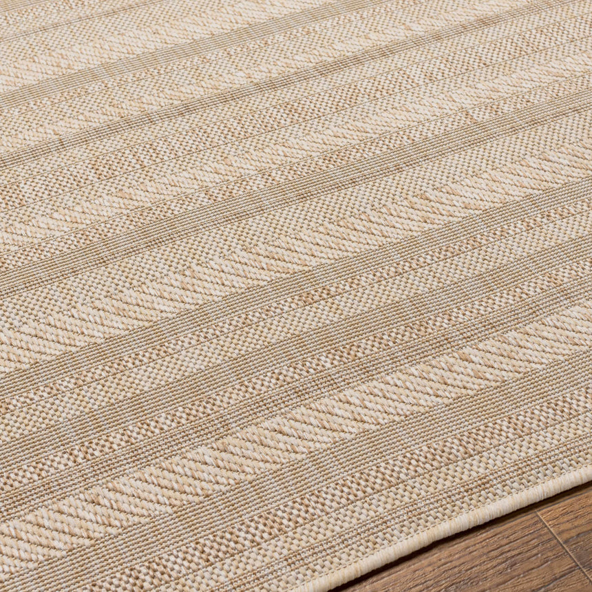 Sultanhisar Striped Nordic Rug