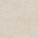 Close-up of the Cream Emlen Area Rug showing the hand woven texture and subtle bone and gray pattern. 100% Wool rug detail. Swatch