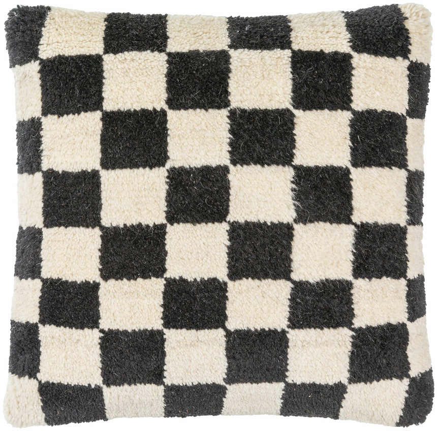 Nogah Black Throw Pillow - Clearance