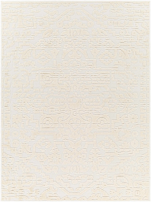 Beren Cream Washable Area Rug