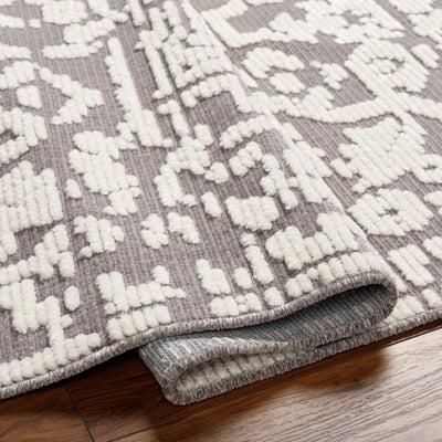 Beren Gray Washable Area Rug - Clearance
