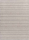 Close-up of the Cili Washable Area Rug in cloud gray and dark gray. Geometric, farmhouse style rug with a subtle pattern. Design-Rectangle-57