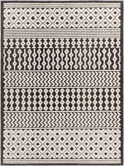 Drago Black Area Rug - Clearance