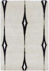 Smartt Beige&Black Premium Wool Rug - Clearance