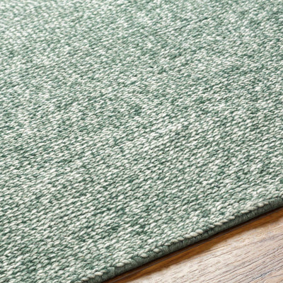 Alyra Green Solid Area Rug