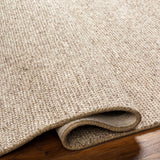 Alyra Tan Solid Area Rug - Clearance
