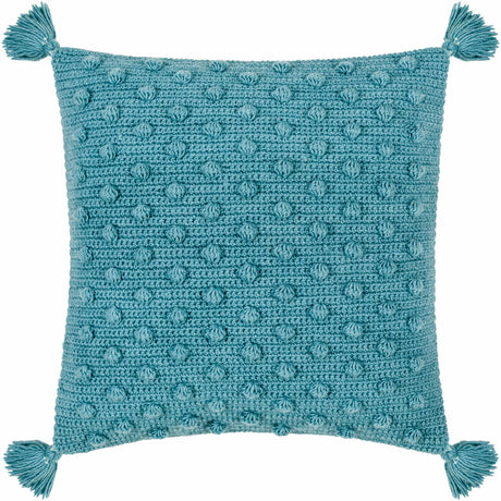 Lilka Aqua Throw Pillow
