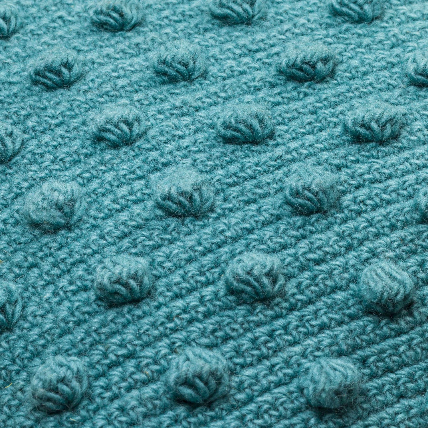 Lilka Aqua Throw Pillow