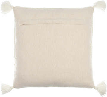 Lilka White Throw Pillow - Clearance