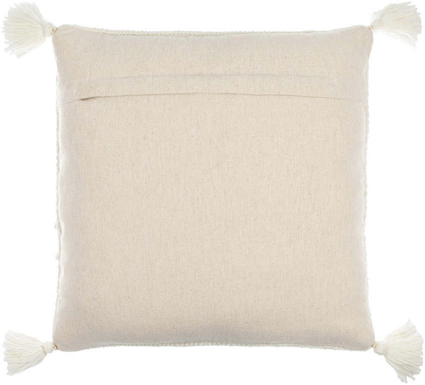Lilka White Throw Pillow - Clearance
