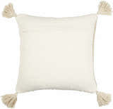 Litzy Beige Throw Pillow - Clearance
