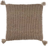 Litzy Dark Red Throw Pillow