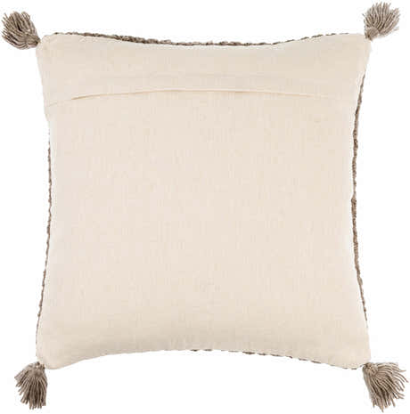 Litzy Dark Red Throw Pillow