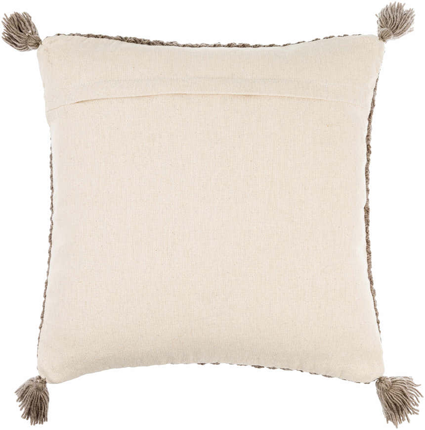 Litzy Dark Red Throw Pillow