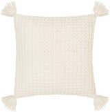 Litzy Cream Throw Pillow