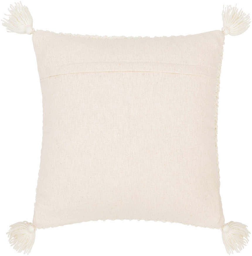 Litzy Cream Throw Pillow