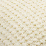 Litzy Cream Throw Pillow