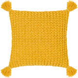 Litzy Mustard Yellow Throw Pillow