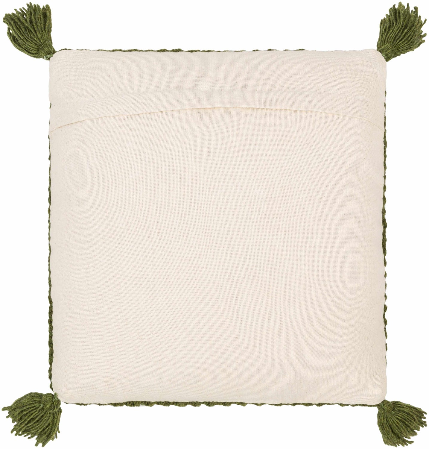 Litzy Dark Green Throw Pillow