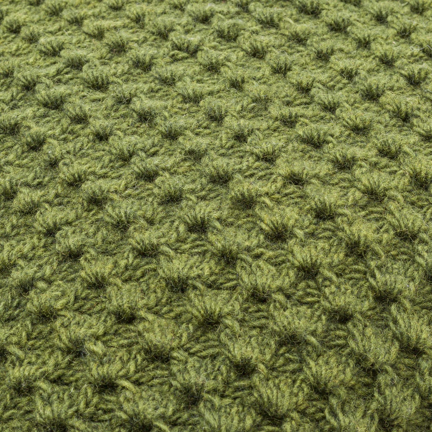 Litzy Dark Green Throw Pillow