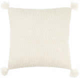 Maeve Ivory Throw Pillow - Clearance