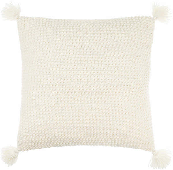 Maeve Ivory Throw Pillow - Clearance