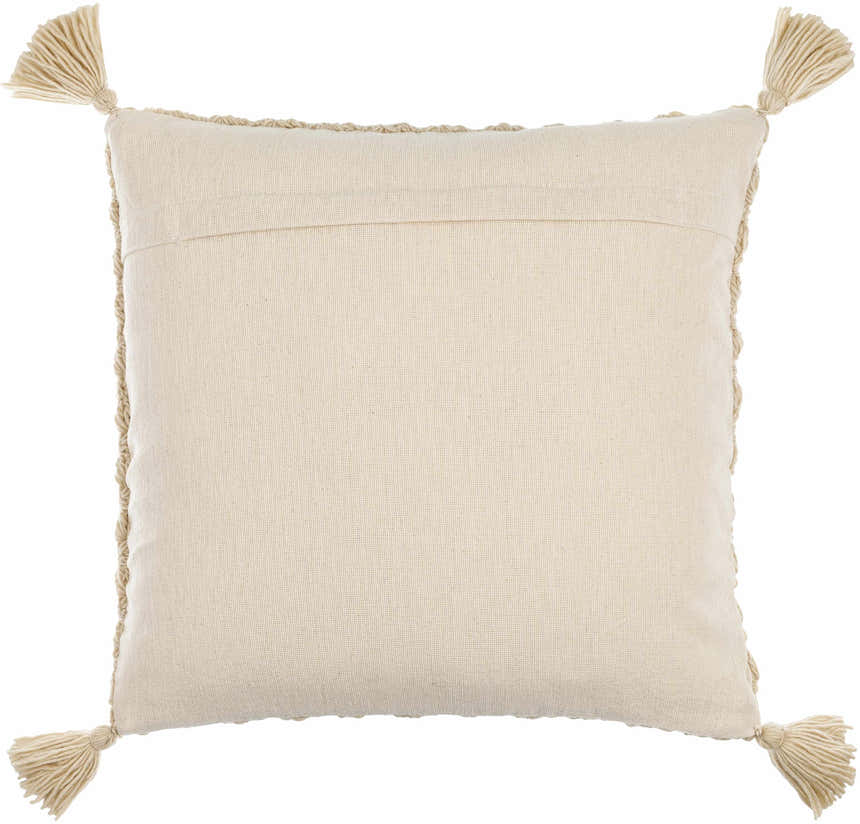 Magan Beige Throw Pillow
