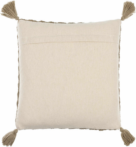 Magan Dark Red Throw Pillow